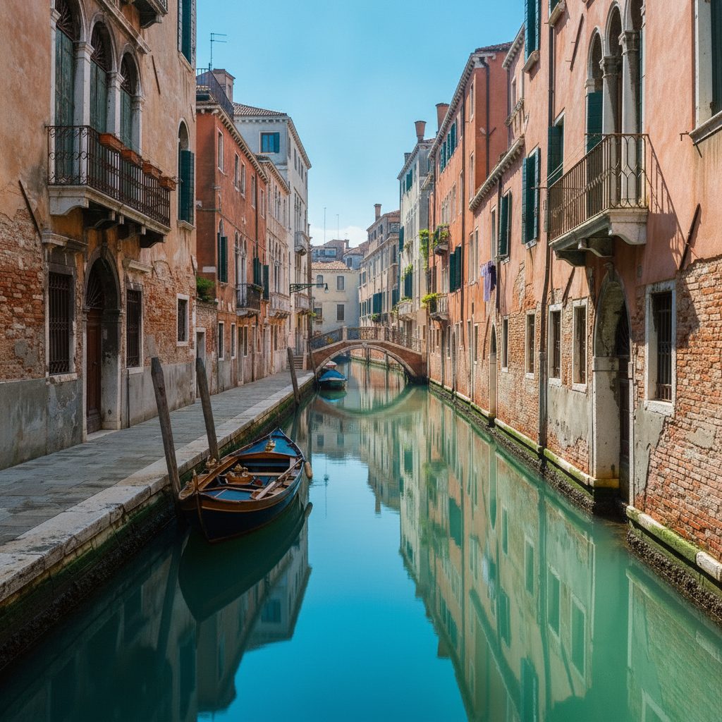 Venetian canal in early light (placeholder)